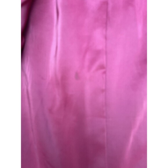 Talbots Velvet Petite Blazer Jacket Women’s 8P Red Wine Military Pea Coat Button - Picture 15 of 16